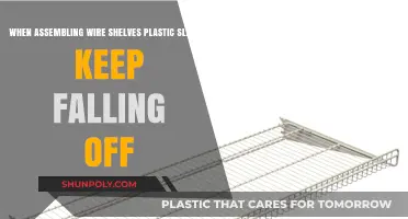 Wire Shelves Assembly Woes: How to Prevent Plastic Sleeves from Falling Off