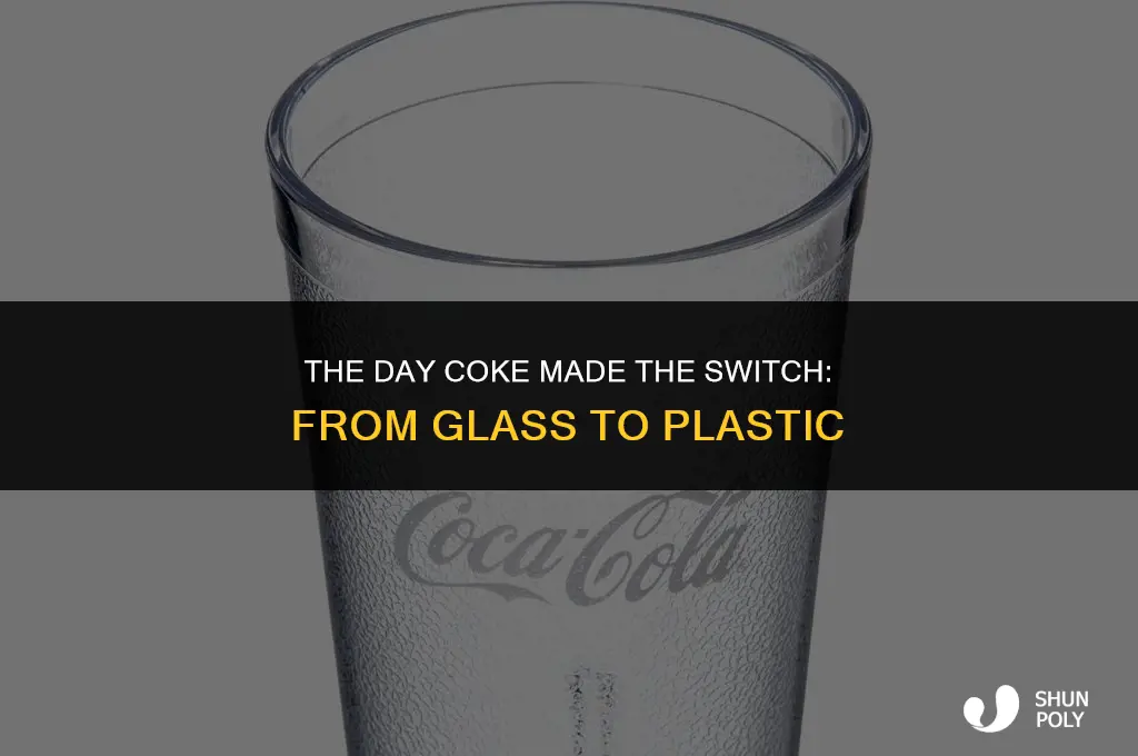 when coke switched to plastic