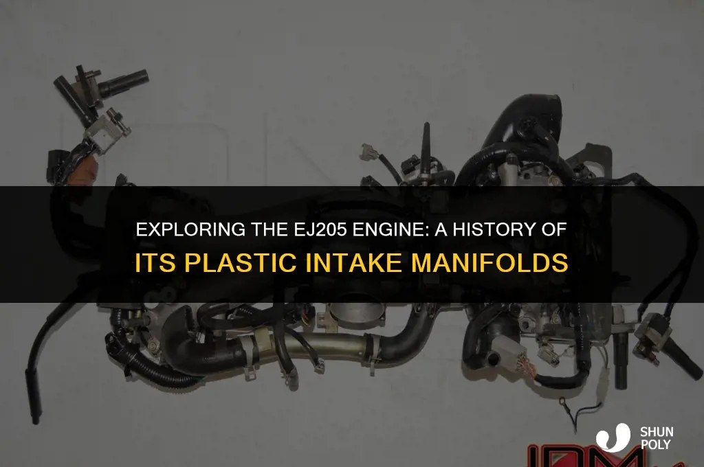 when did a ej205 have a plastic intake mainfold
