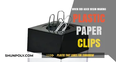 The Evolution of Office Supplies: When Did Acco Start Making Plastic Paper Clips?