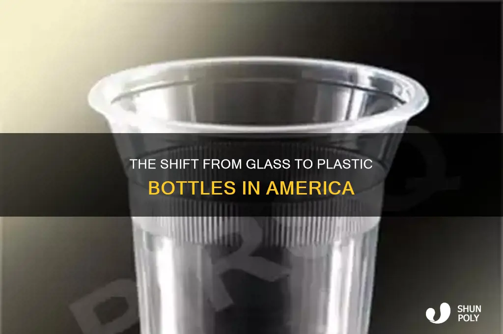 when did america switch from glass bottles to plastic