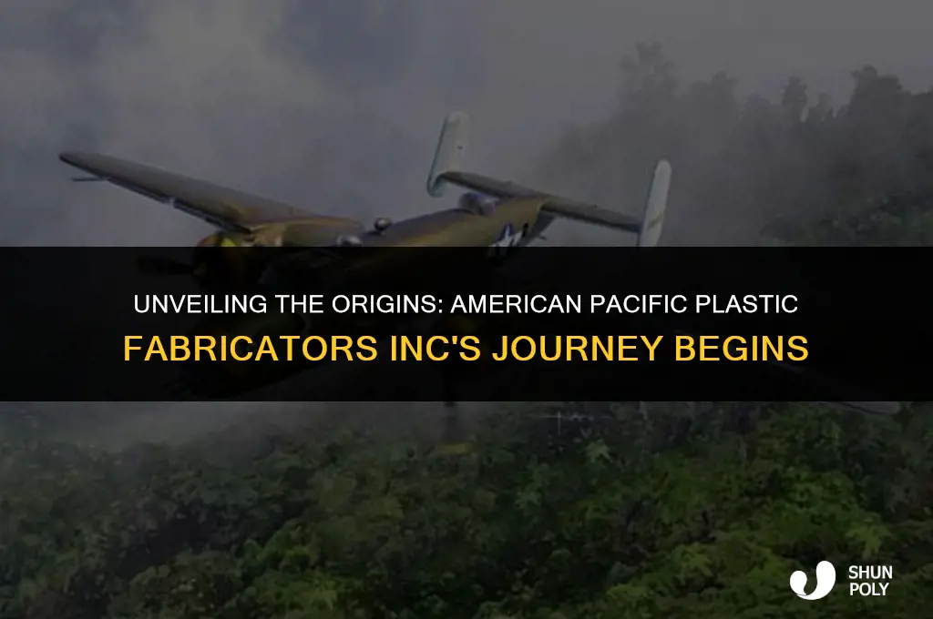 when did american pacific plastic fabricators inc start