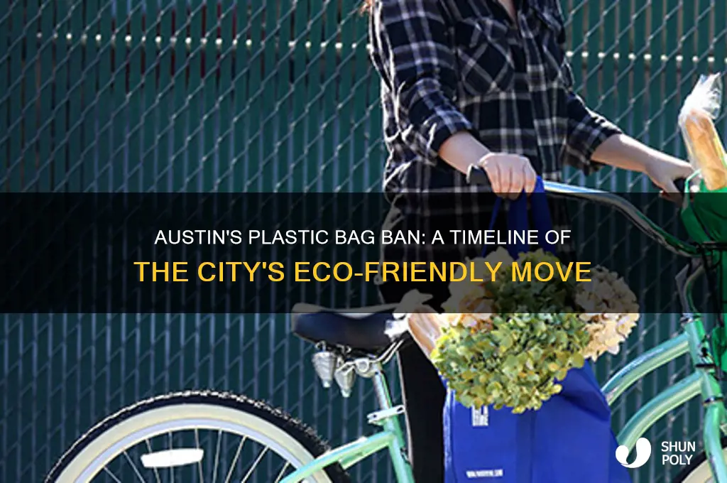 when did austin ban plastic bags