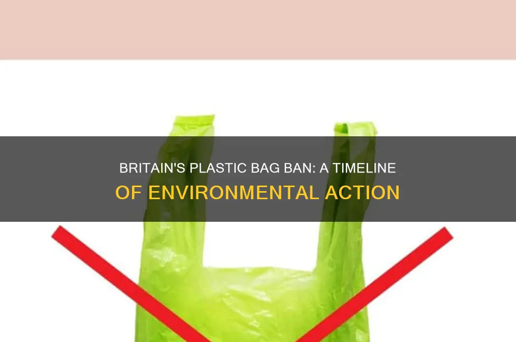 when did brittain ban plastic bags