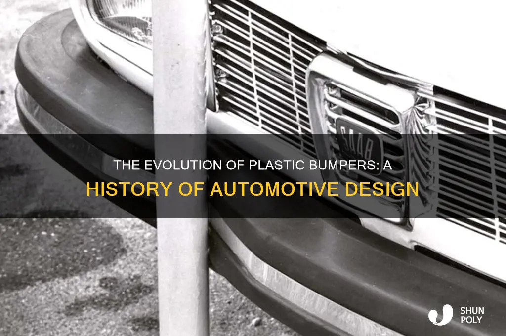 when did cars get plastic bumpers