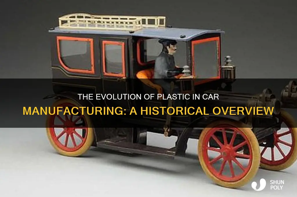 when did cars start being made of plastic