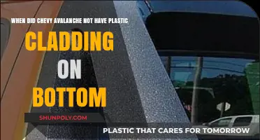 Chevy Avalanche: A Timeline of Plastic Cladding Changes