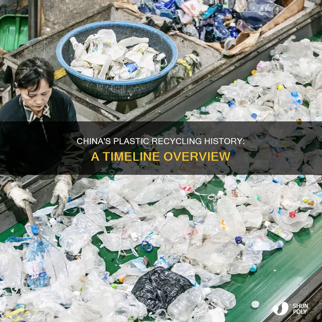 when did china start recycling plastic