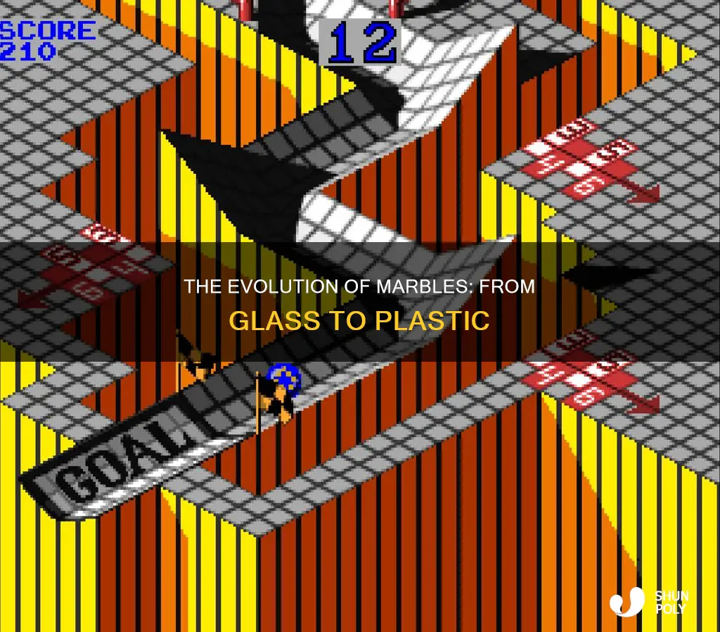 when did game marbles become plastic