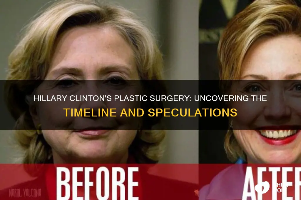 when did hillary clinton have plastic surgery