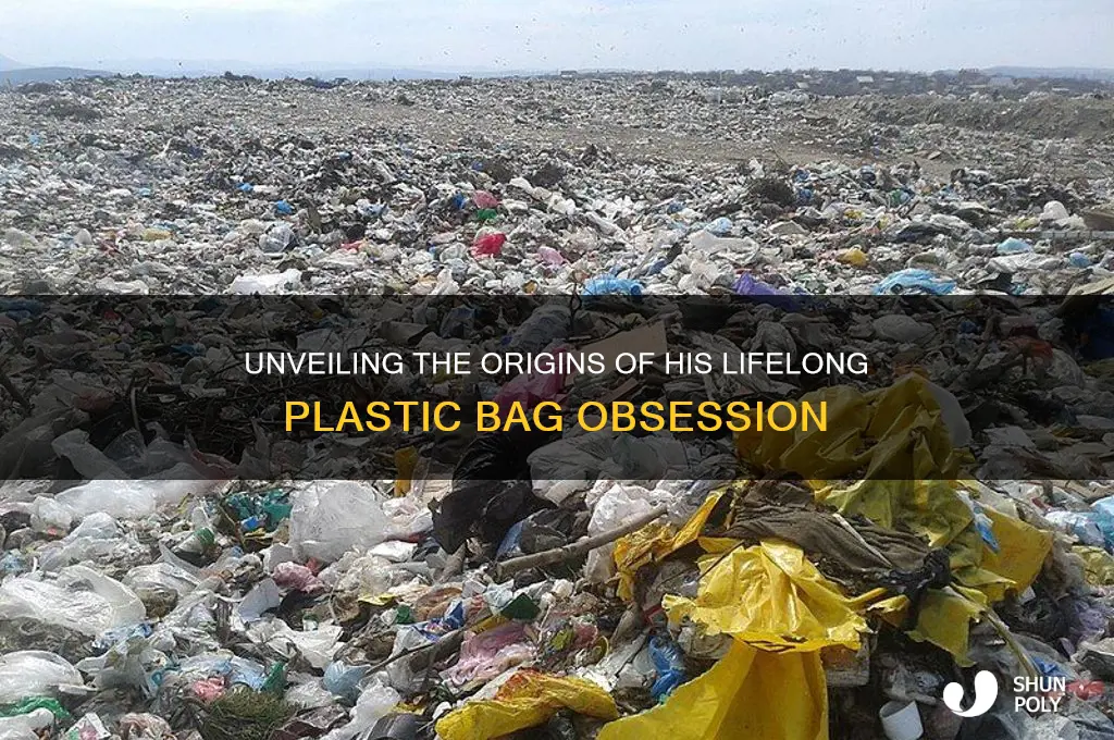 when did his plastic bag passion begin