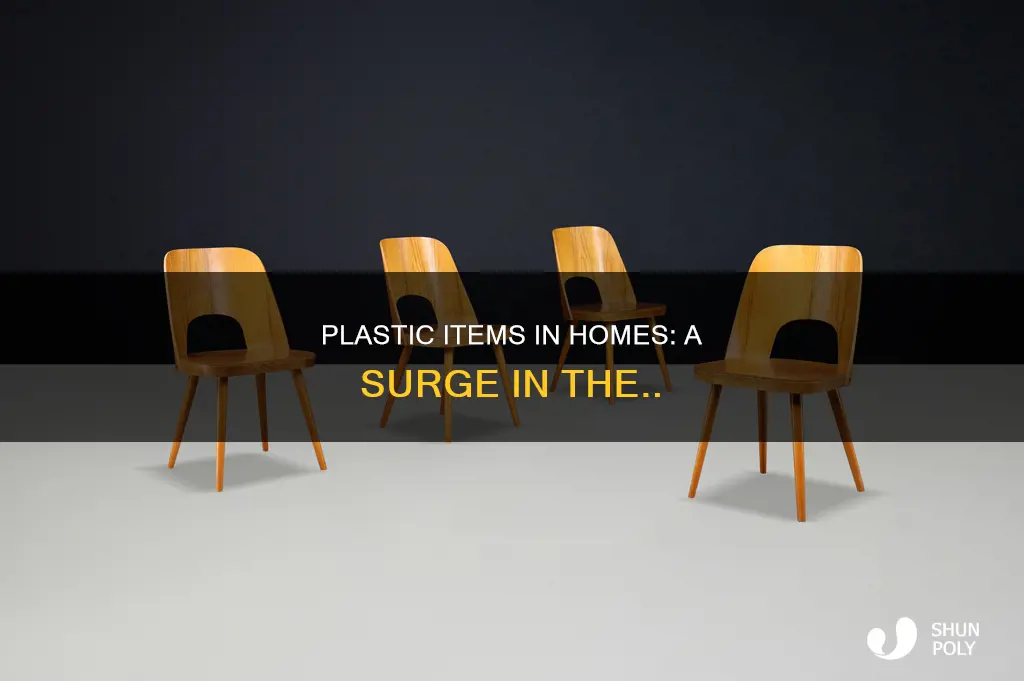 when did household plastic items surge