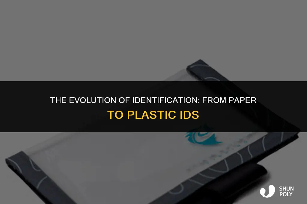 when did ids become plastic