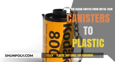 Kodak's Shift: From Metal to Plastic Film Canisters