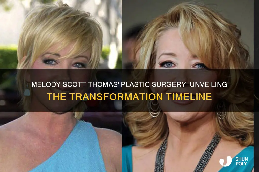 when did melody scott thimas have plastic surgery