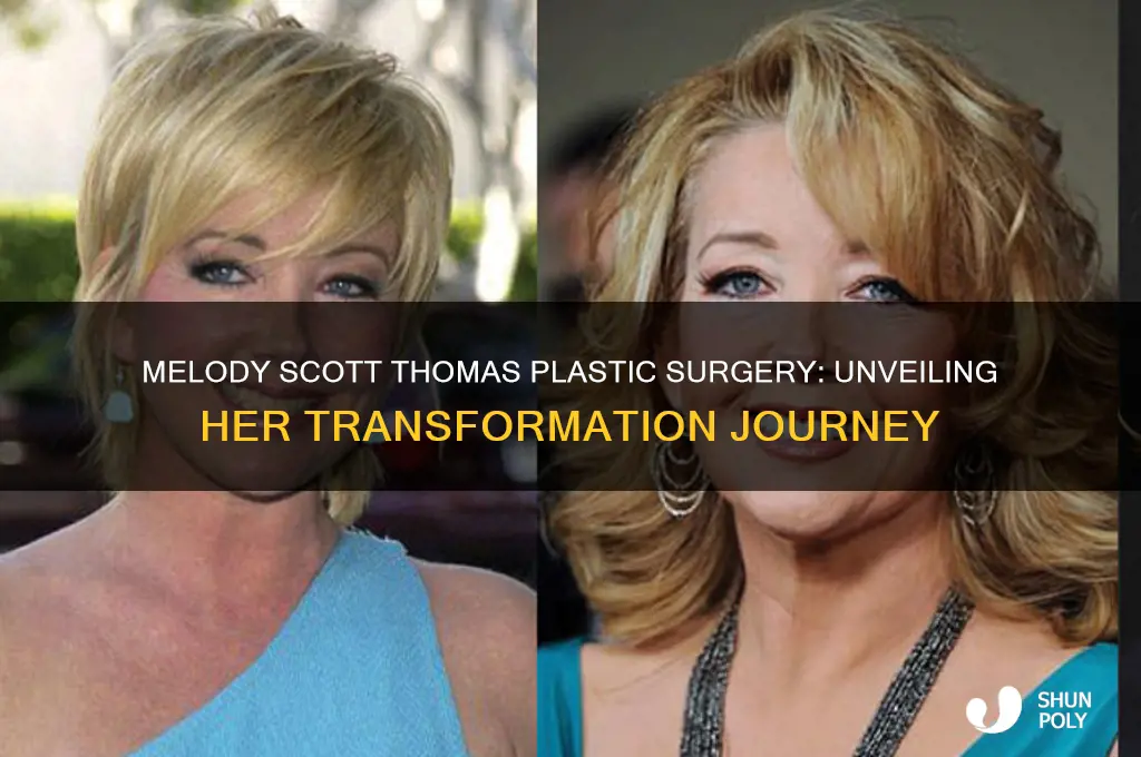 when did melody scott thomas have plastic surgery