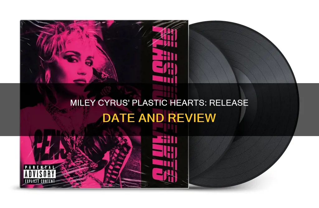 when did miley cyrus release plastic hearts