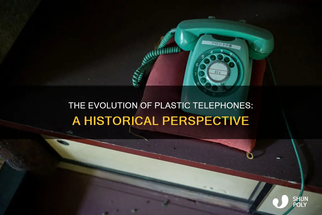 when did old telephones become plastic