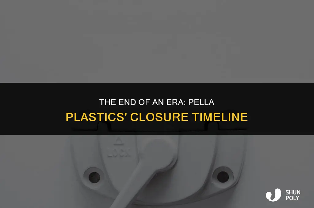 when did pella plastics close