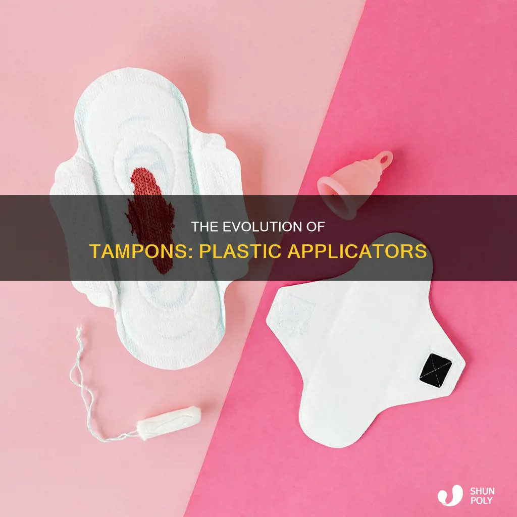 when did plastic applicator tampons come out