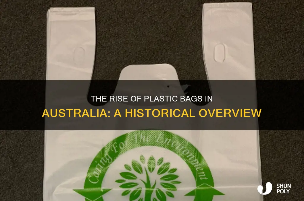 when did plastic bags first get used in australia