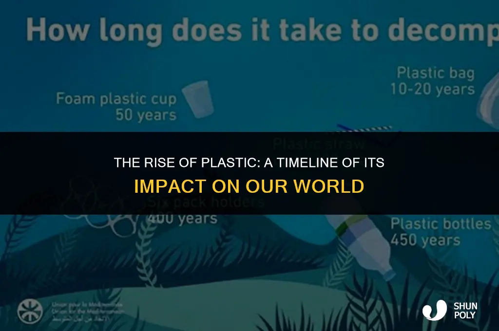 when did plastic become bnig