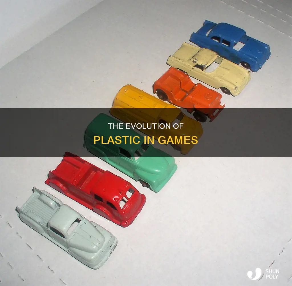 when did plastic become popular in games