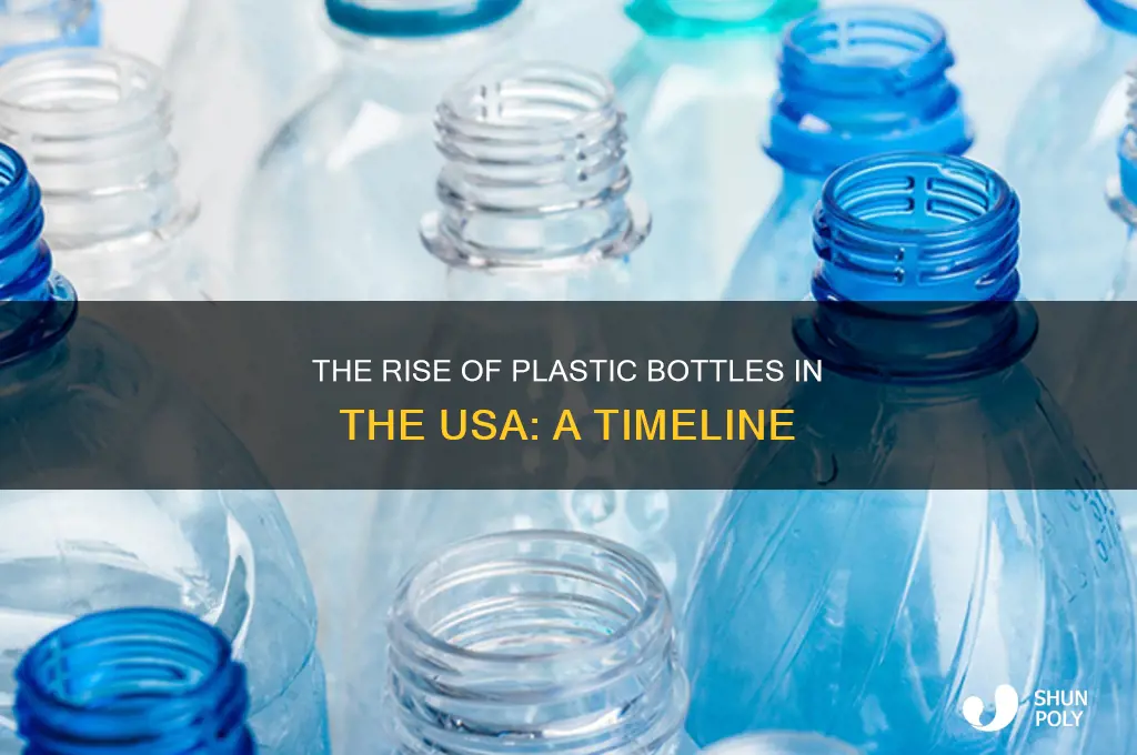 when did plastic bottles start in usa