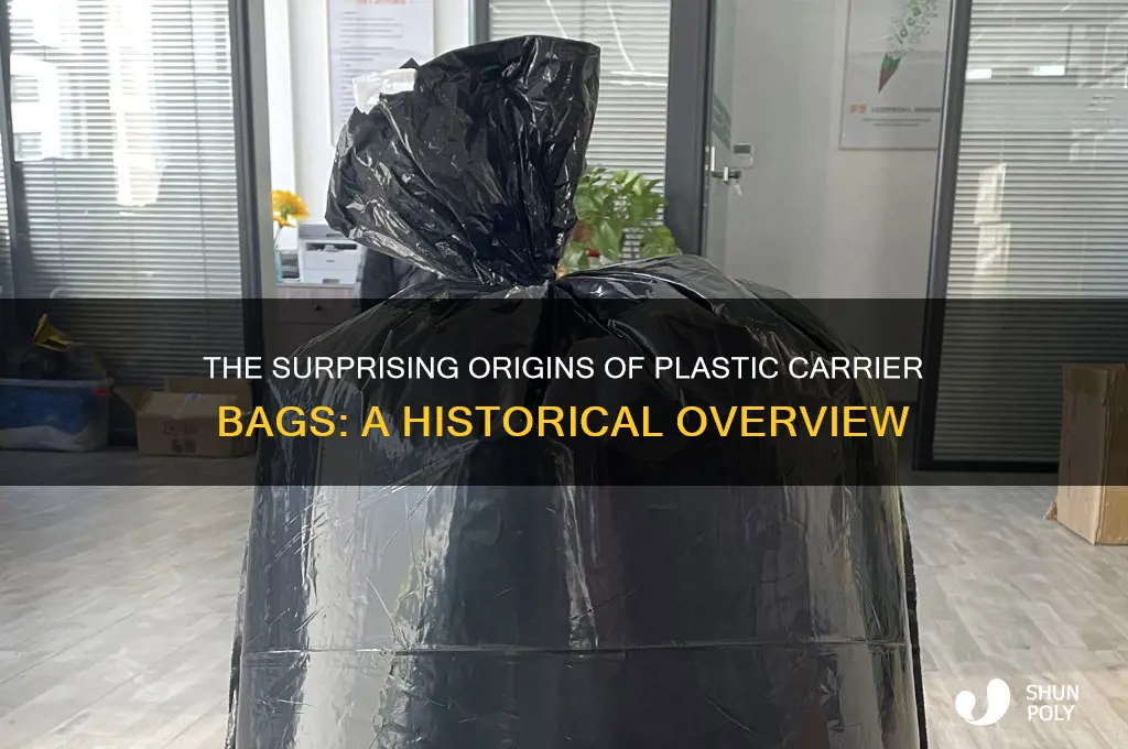 when did plastic carrier bags come out