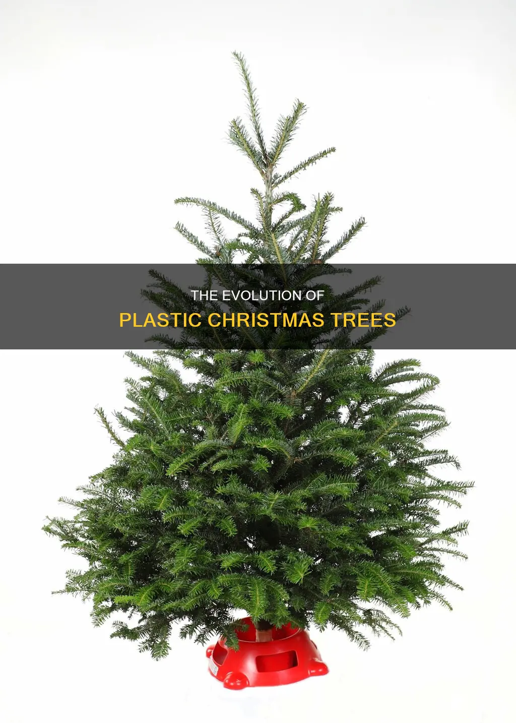 when did plastic christmas trees come out
