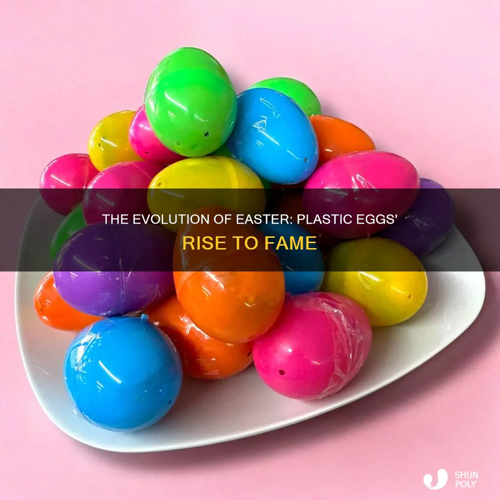 when did plastic easter eggs become popular