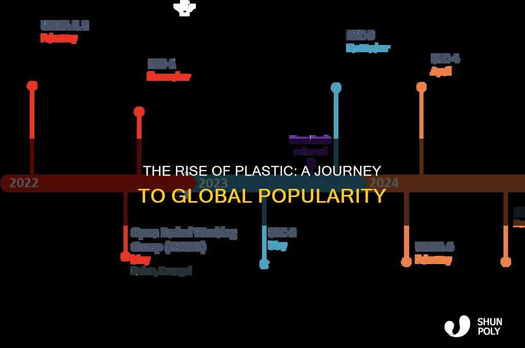 when did plastic get popular