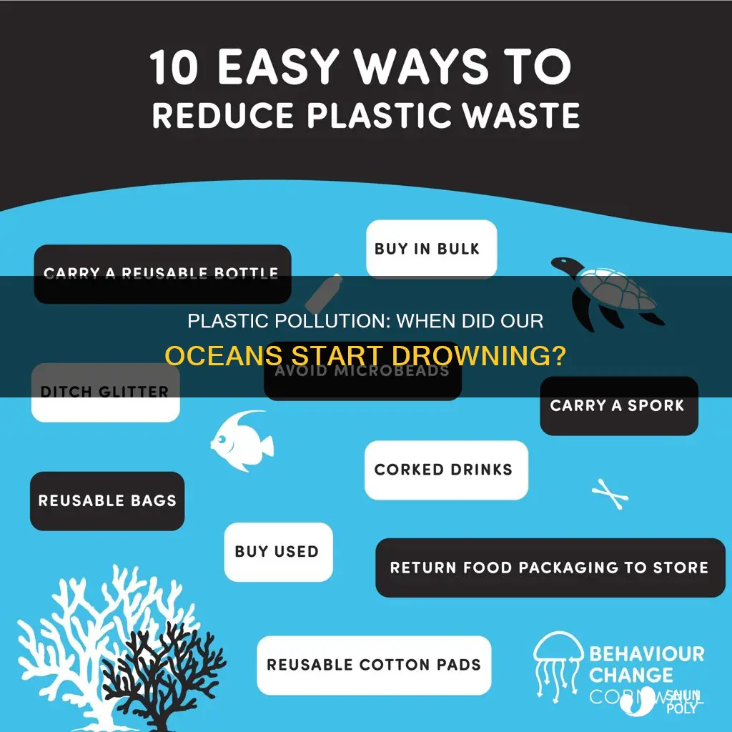 when did plastic start filling our oceans