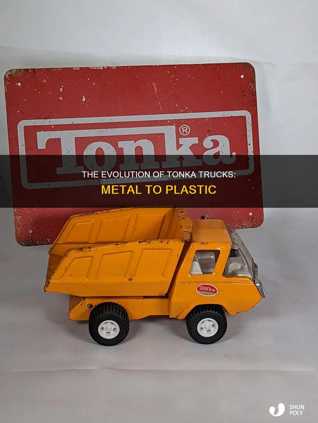when did plastic tonkas replace metal