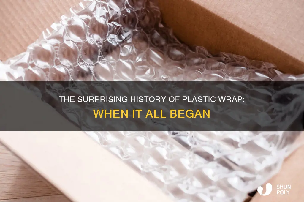 when did plastic wrap get invented