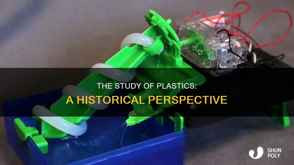 when did scentis started studing plastics