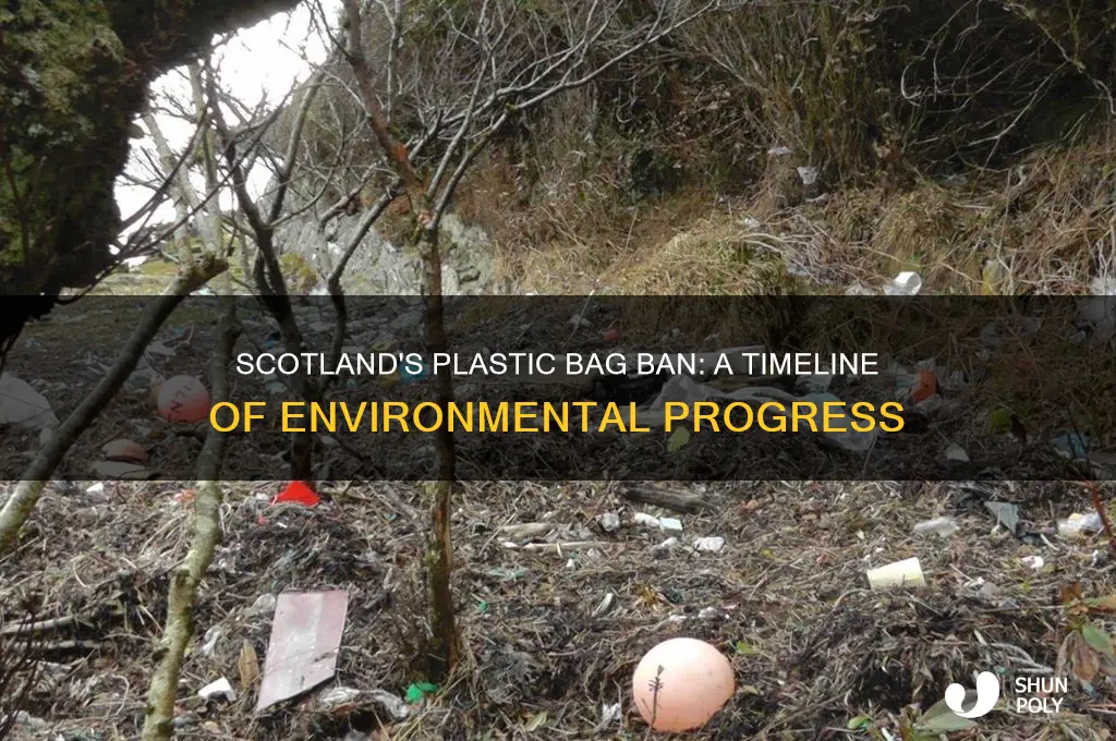 when did scotland ban plastic bags