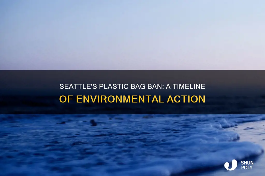 when did seattle ban plastic bags