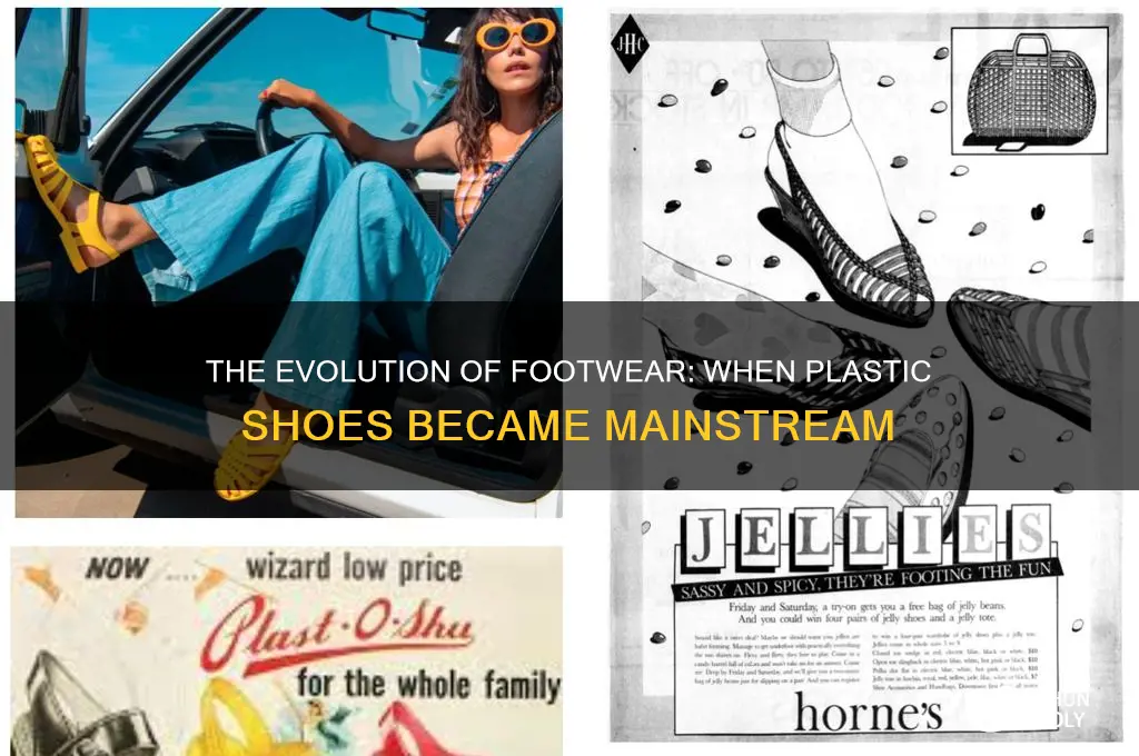 when did shoes start being made of plastic