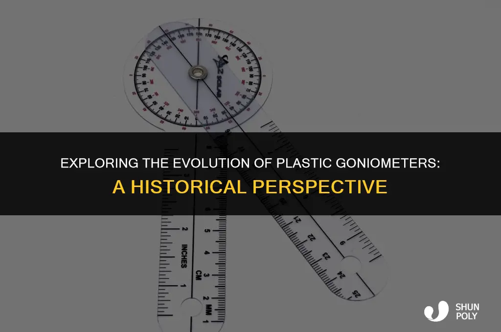 when did the goniometer plastic