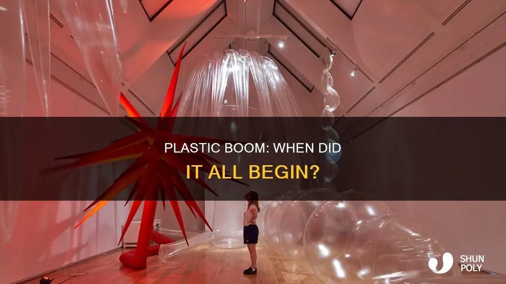 when did the plastic boom start
