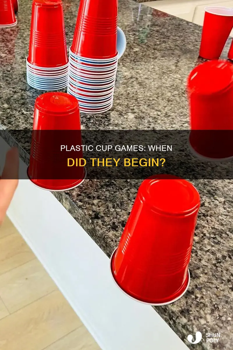 when did the plastic cup games started