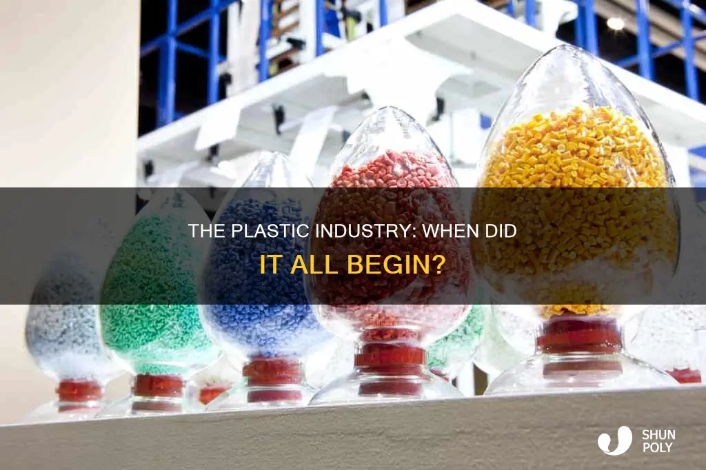 when did the plastic industry start