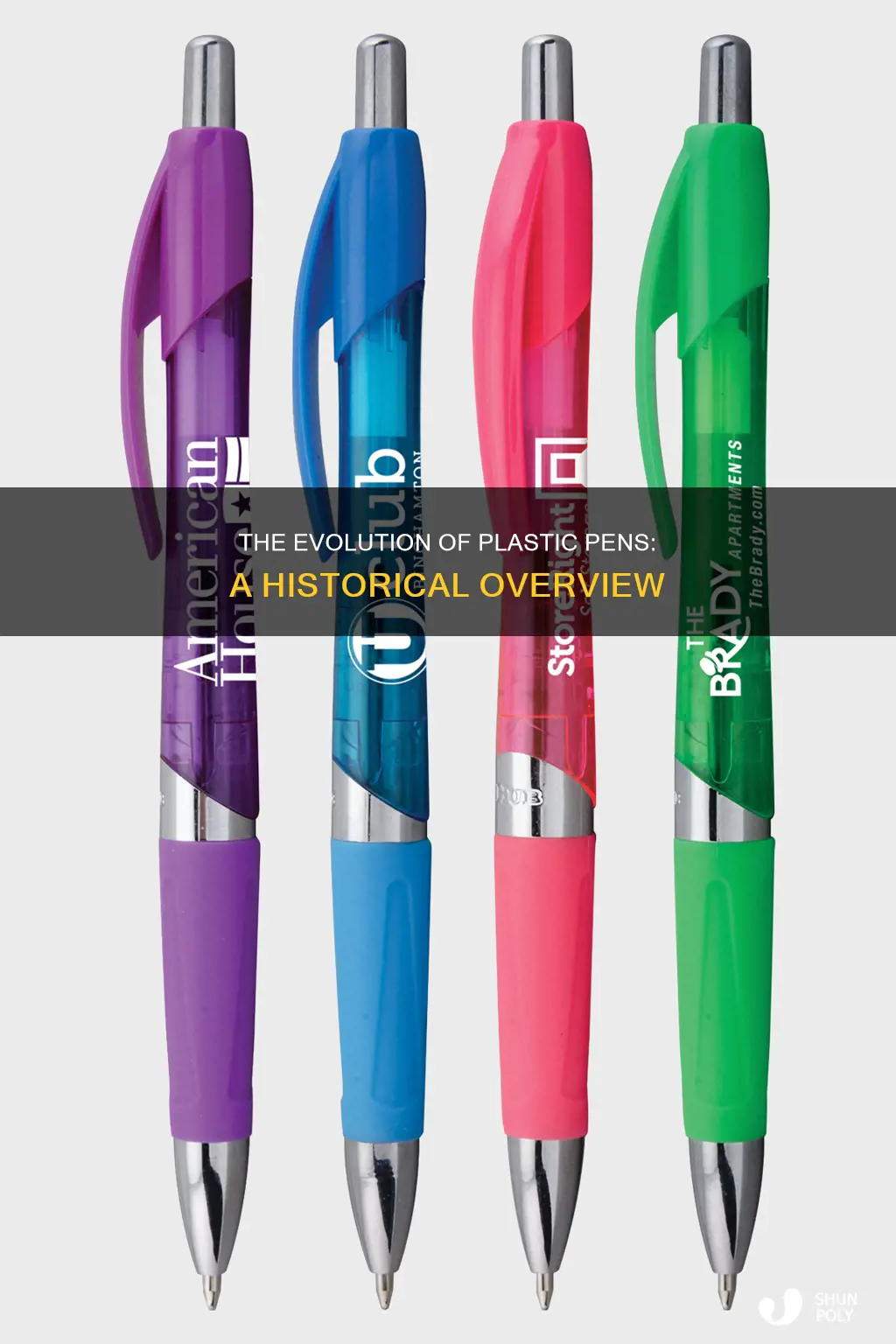 when did they start making plastic pens