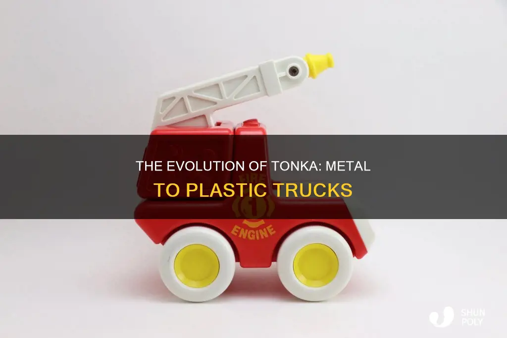 when did tonka switch to plastic