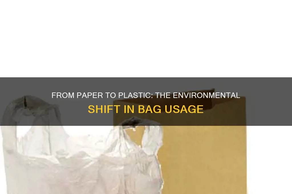 when did we switch to plastic bags to save trees