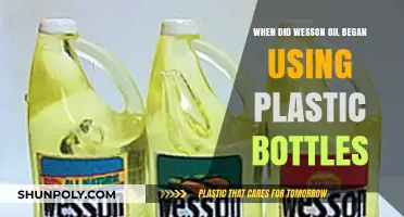 Wesson Oil's Shift to Plastic Bottles: A Historical Overview
