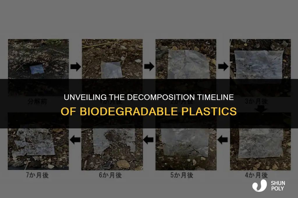 when do biodegradable plastics decompose