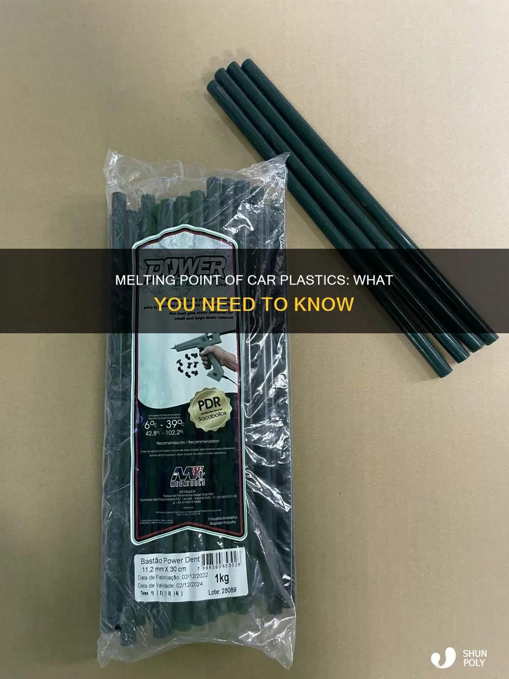 when do plastics melt on cars