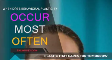Behavioral Plasticity: When Does It Peak?